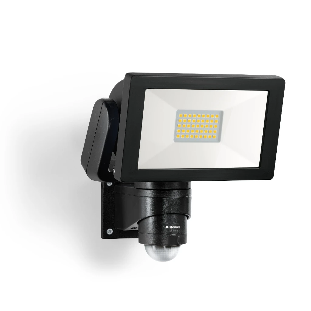 STEINEL SENSORSPOT LS 300 LED ZWART REF:067571 STEINEL