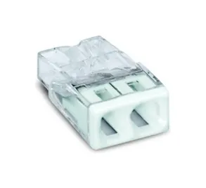 WT-WAGO STEEKKLEM "C" 2 POLIG  0.50--2.5MM - (10 STUKS) WIT REF:CCWHSWT-2273-202-Z10