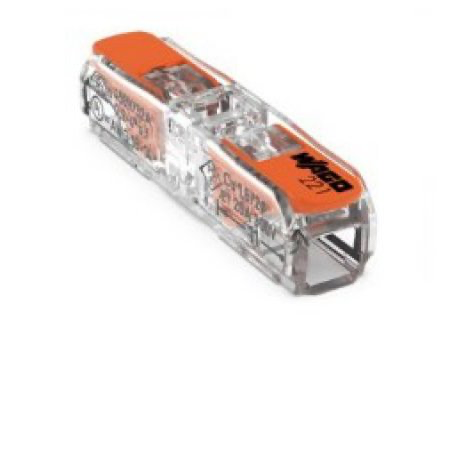 WT-WAGO DOORVERBINDER "INLINE" 2-DRAADS 0.02--4.0MM (3 STUKS) REF:CCWDSWT-22124112-Z03 WEDI
