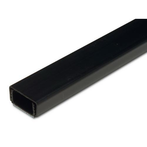 WT MINIKANAAL+DEKSEL-REGELBAAR-2 MTR - 20X 10 / 15 (1X2 MTR)-ZWART REF:KAZKRWT-ZR20115-M002
