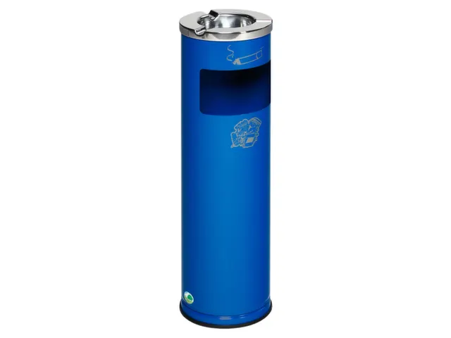 COMBI-ASBAK HX600X200MM ALU-OPVANGSCHAAL BLAUW REF:504033 ORBIS