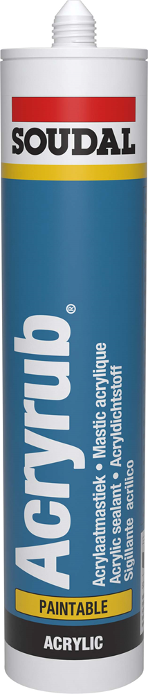 ACRYRUB GRIJS KOKER 310ML REF:102598 SOUDAL