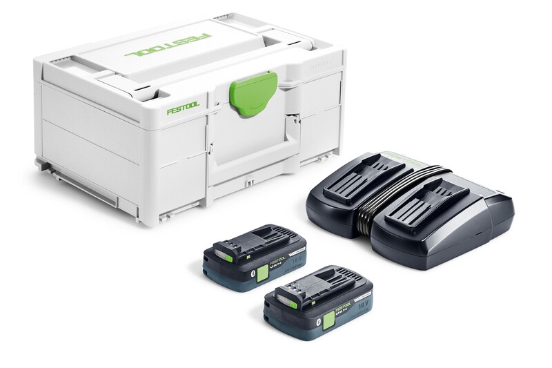ENERGY SET SYS 18V 2x4,0/TCL 6 DUO REF:577109 FESTOOL