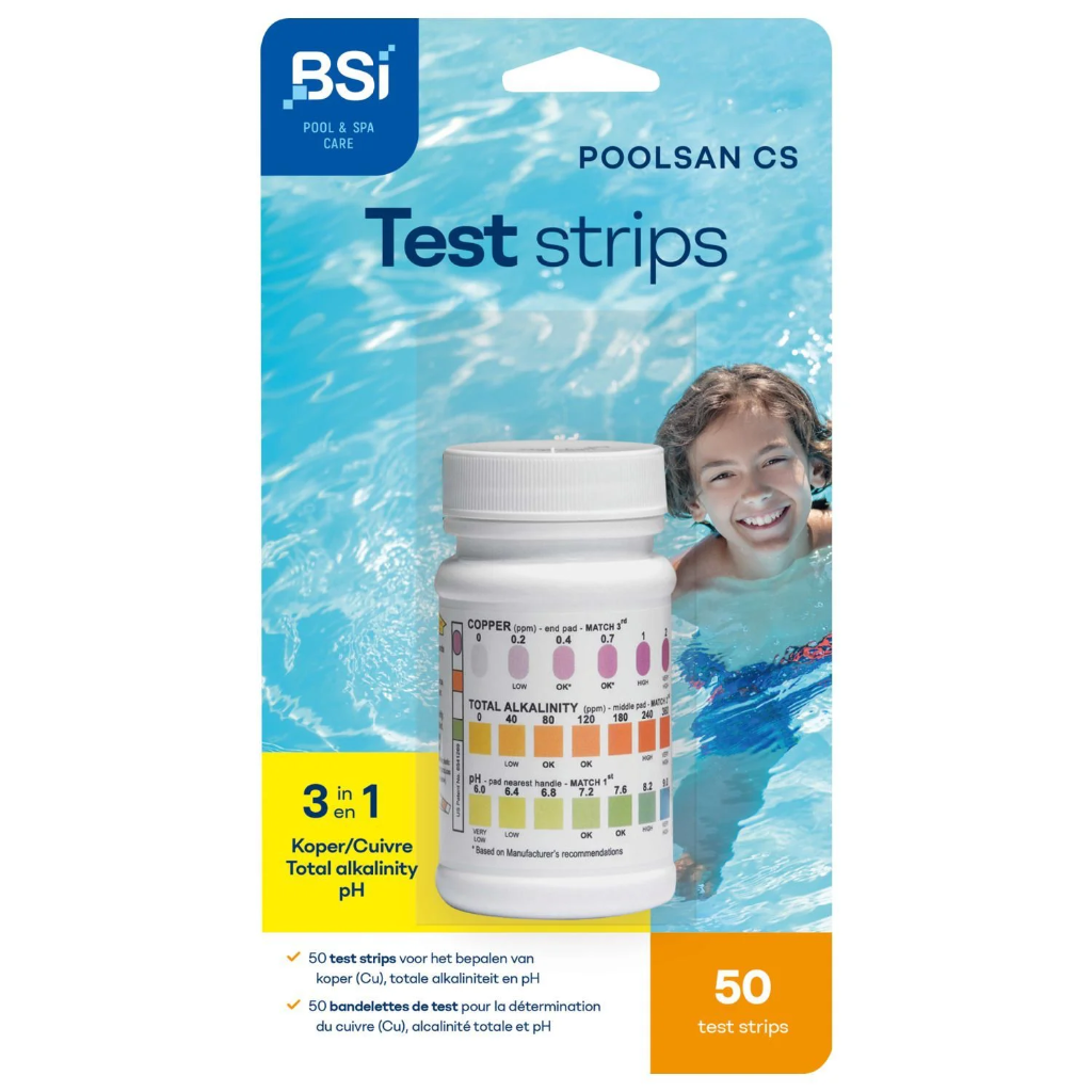 BSI POOLSAN CS TEST STRIPS REF:62223