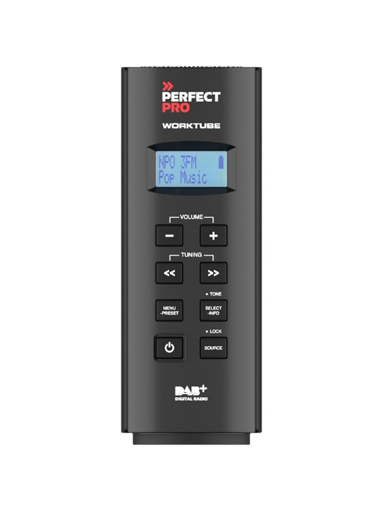 WORKTUBE DAB+ / FM / BLUETOOTH / OPLAADBAAR / INCL. BATTERIJEN / IP45 REF:WTB3 PERFECT PRO