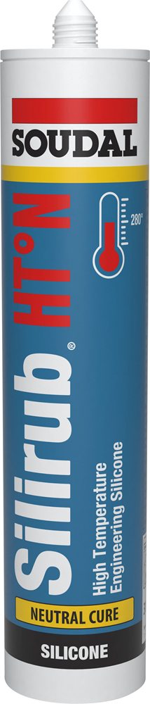 SILIRUB HT° - N ZWART KOKER REF:108266 SOUDAL