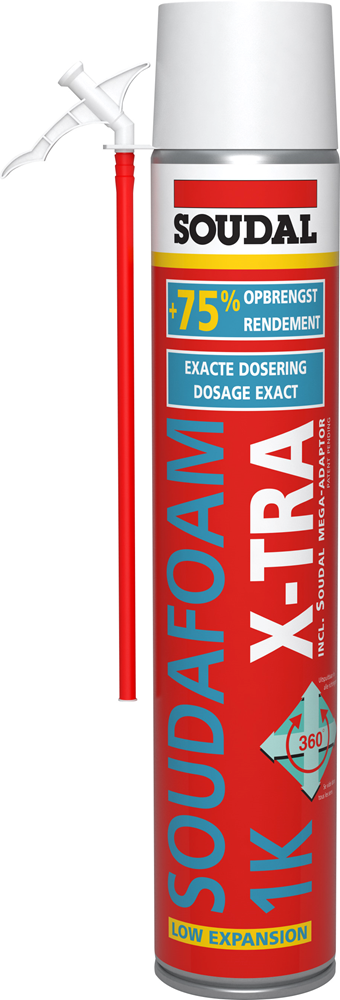 SOUDAFOAM X-TRA 1K 750ML REF:112625 SOUDAL