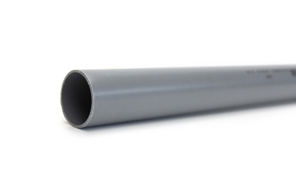 DRUKBUIS GLAD PN10 PVC 2M DONKERGRIJS 20MM REF:9003.1020 SCALA