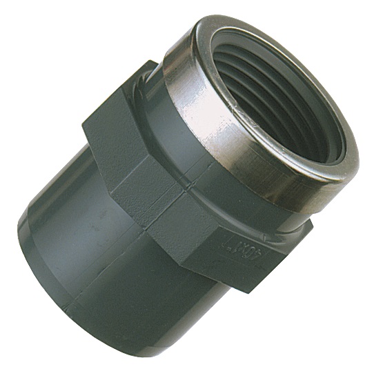 SOK OVERGANG M. VERST. PVC LB DONKERGRIJS 25MMX1/2" REF:1R.RM3.25B.02 SCALA