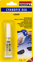 SUPER GLUE CYANOFIX 84A 20G REF:101125 SOUDAL