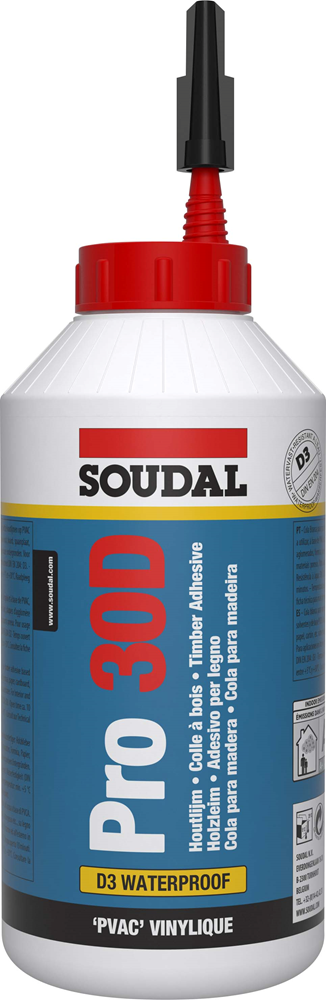 PRO-30D PARKETNADENLIJM WIT 750 G REF:108769 SOUDAL
