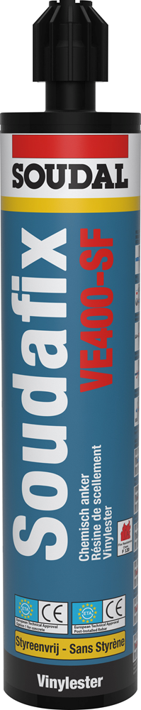 SOUDAFIX VE400-SF (VINYLESTER) 280ML REF:117474 SOUDAL