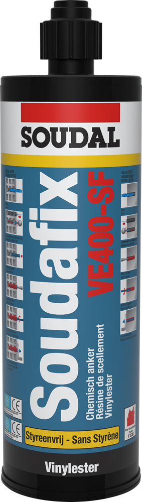 SOUDAFIX VE400-SF (VINYLESTER) 380ML REF:117475 SOUDAL