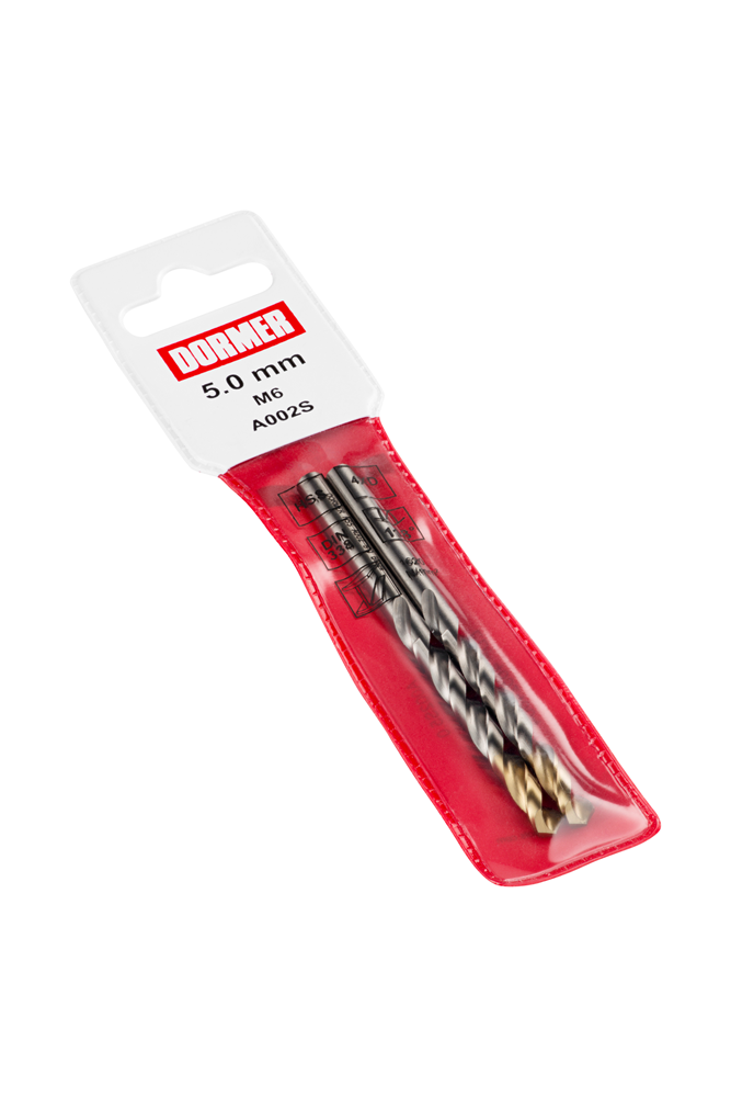 SPIRAALBOOR A002 5.0MM TYPE:A002S REF:A002S5.0 DORMER