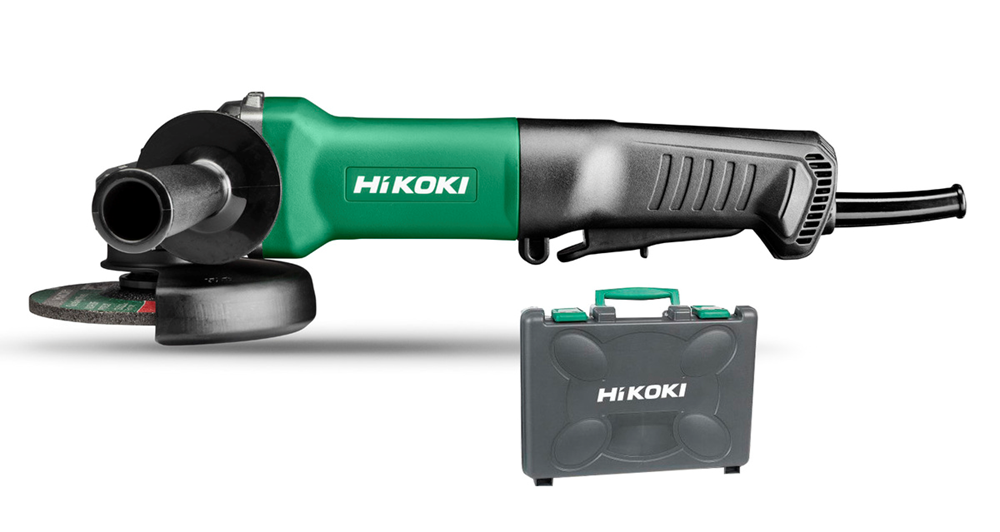 HAAKSE SLIJPMACHINE 125MM/1.400 W IN PVC KOFFER REF:G13SE3YZZ HIKOKI
