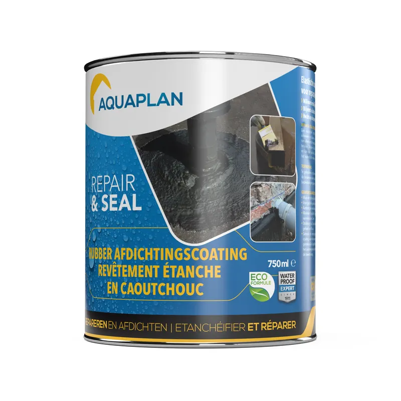 REPAIR & SEAL RUBBER AFDICHTINGSCOATING 750 ML REF:02796101 AQUAPLAN