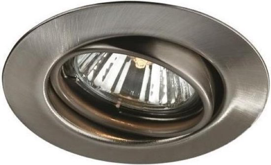 TWILIGHT INBOUWSPOT ZONDER LAMP KLEUR: NICKEL SATIN REF:TT-021162