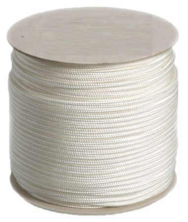 GEVLOCHTEN NYLON TOUW 2,5MM 100M WIT REF:NT 02.5-100 LEDENT
