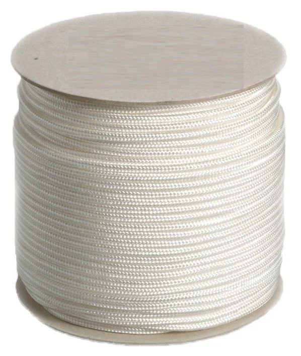 GEVLOCHTEN NYLON TOUW 2MM 100M WIT REF:NT 02-100 LEDENT