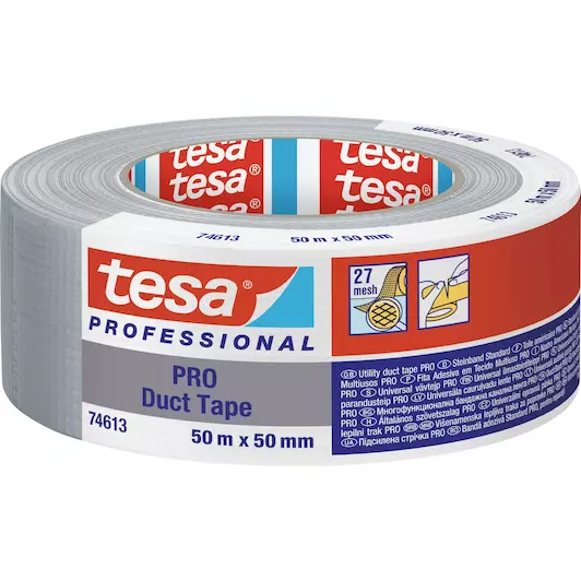 DUCT TAPE PRO-STRONG GRIJS 50MX50MM REF:74613-00003-01 TESA