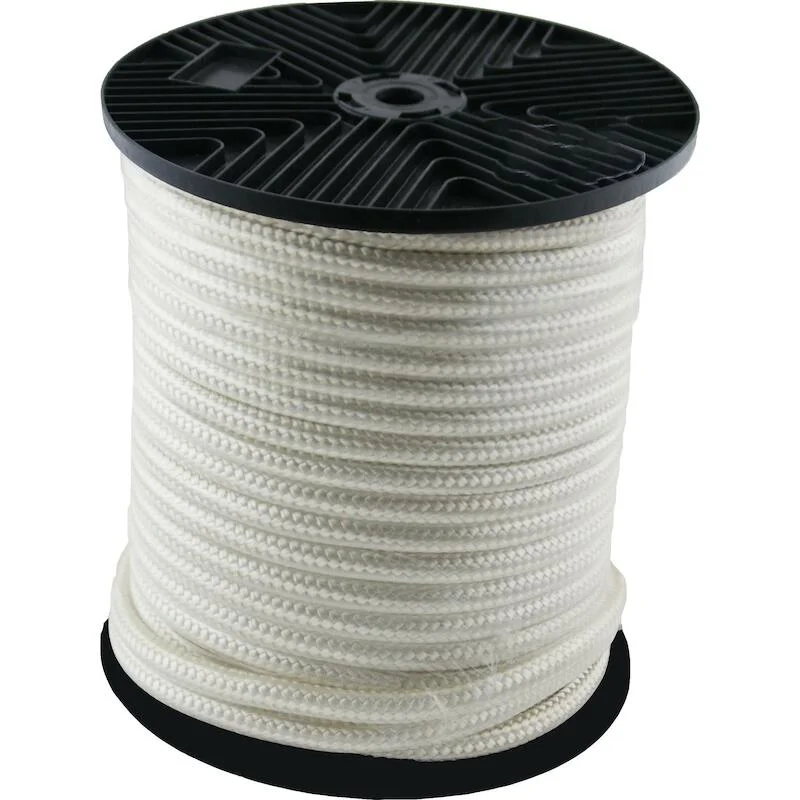 GEVLOCHTEN NYLON TOUW 12MM 100M WIT REF:NT 12-100 LEDENT
