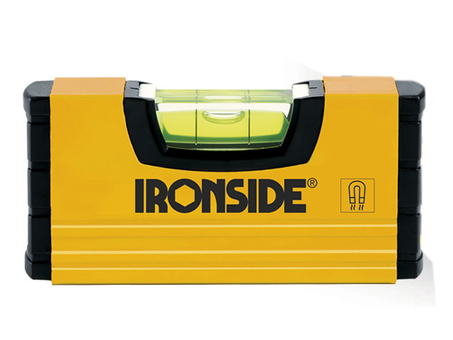 WATERPAS MINI PLASTIC MAGNETISCH 10CM IR100416 REF:372141 IRONSIDE