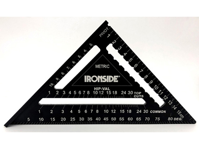 HOEKWINKELHAAK-GRAADBOOG 180X180MM ALU IR102613 REF:372156 IRONSIDE