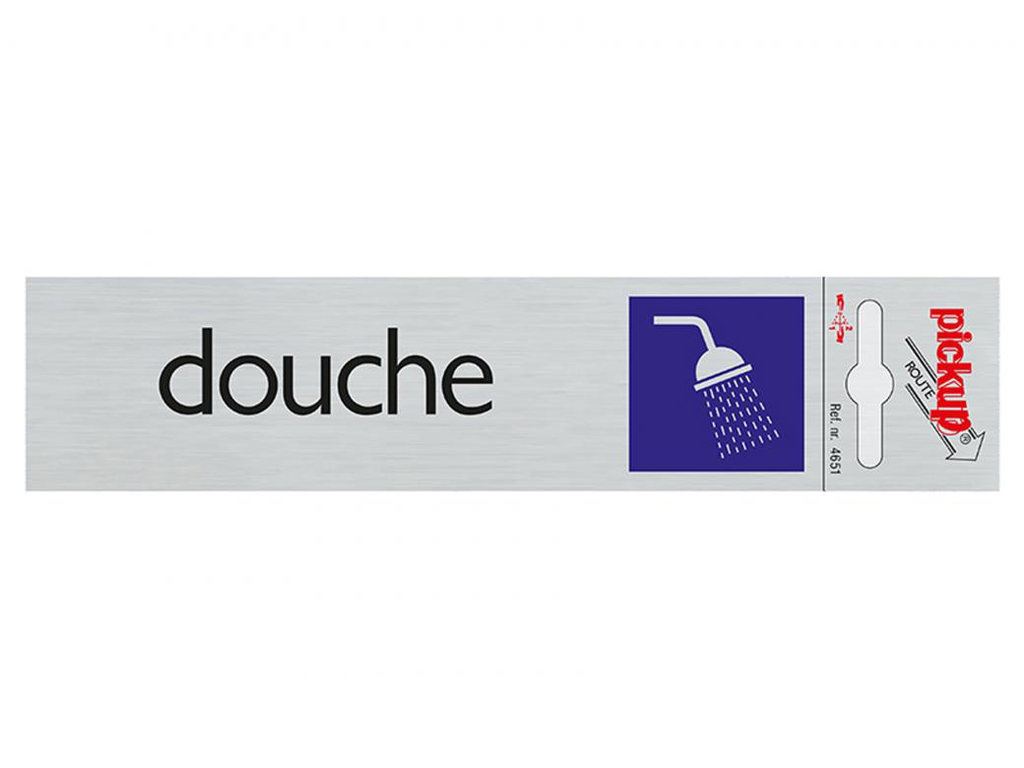 BORD ALULOOK DOUCHE 165X44 MM ZELFKLEVEND REF:4651