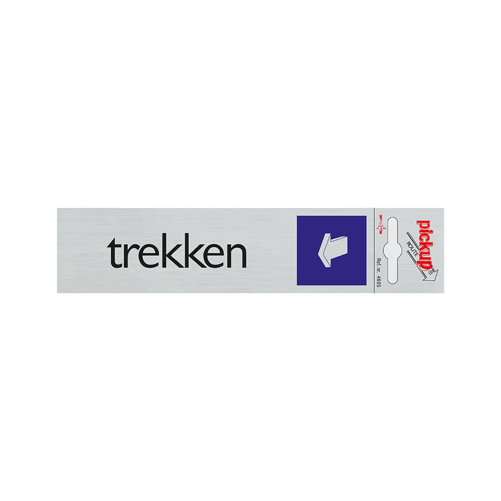 BORD ALULOOK TREKKEN LIGGEND 165X44 MM ZELFKLEVEND REF:4605