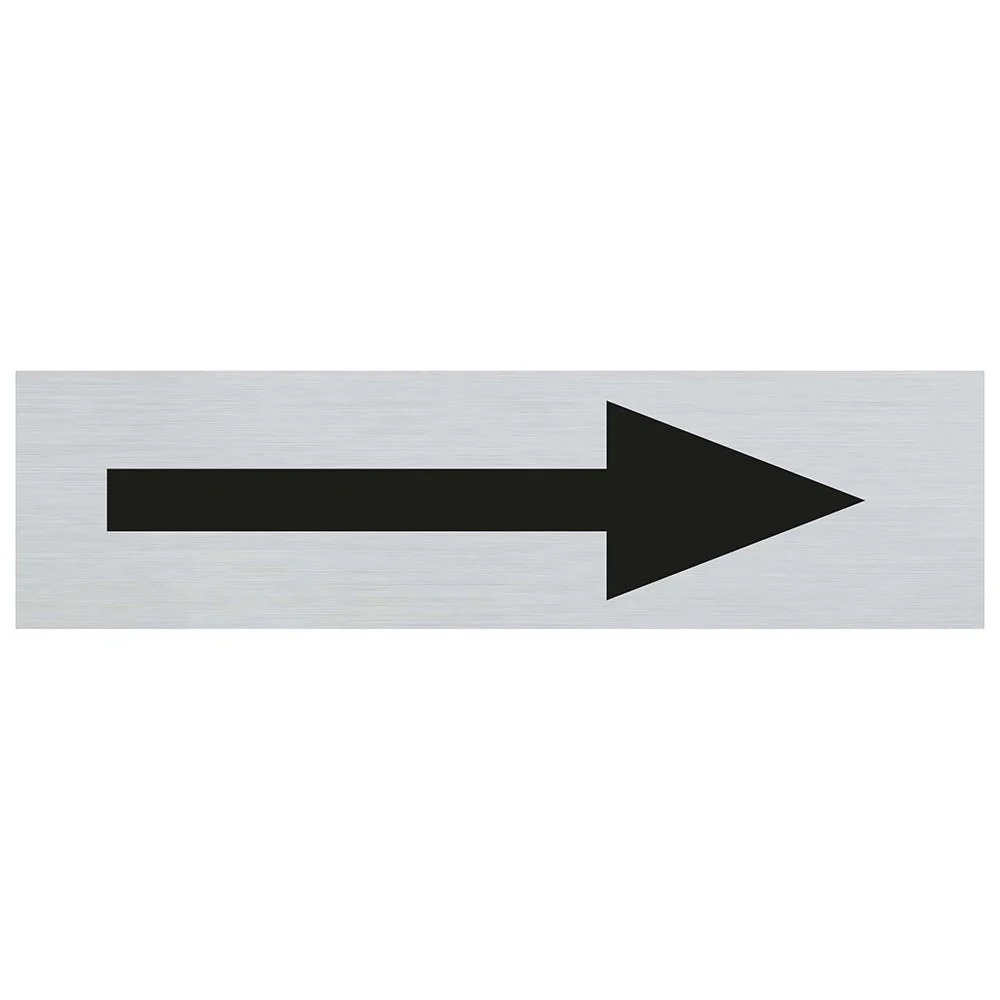 BORD ALULOOK PIJL 165X44 MM ZELFKLEVEND REF:4637