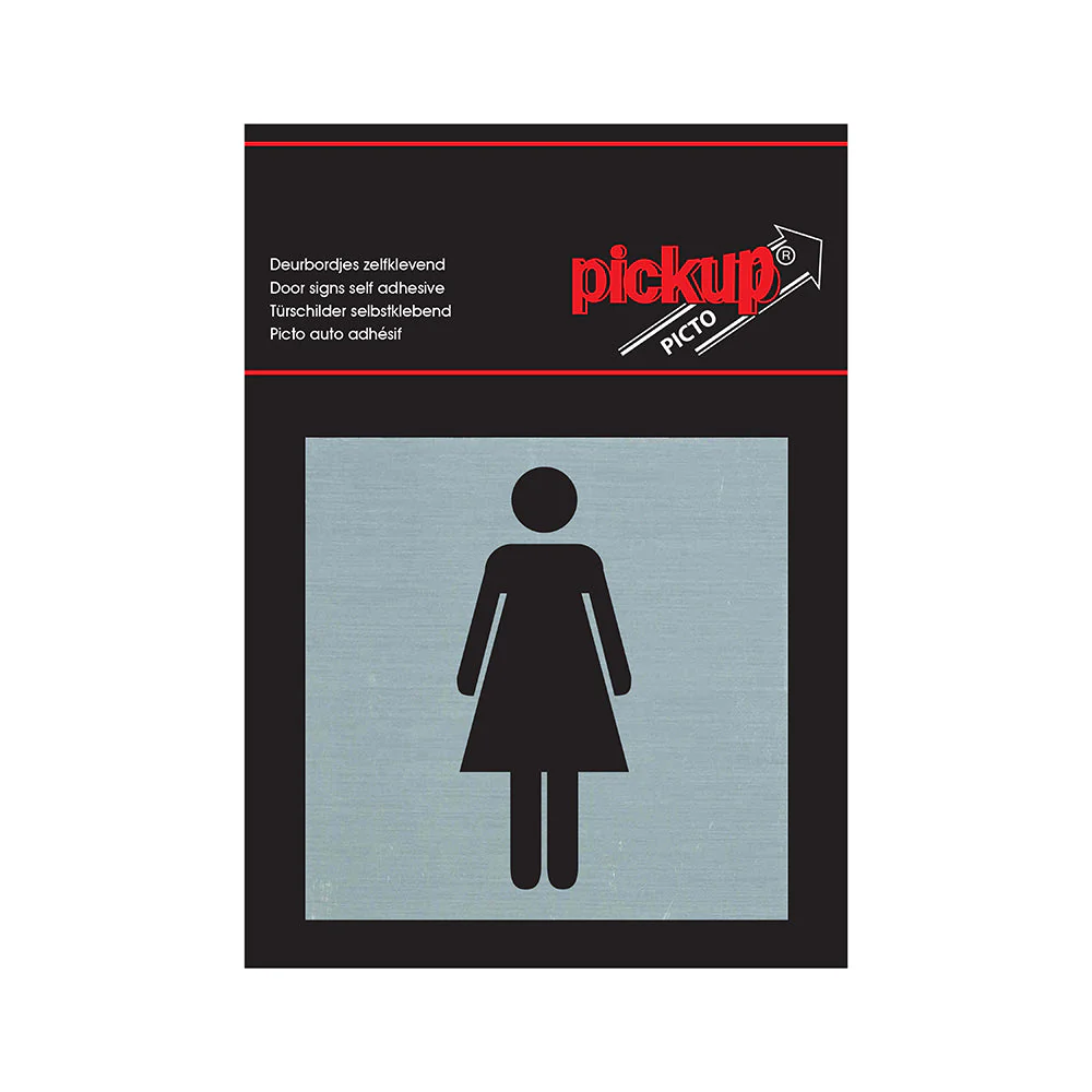 BORD ALULOOK DAMES 80X80 MM ZELFKLEVEND REF:4810