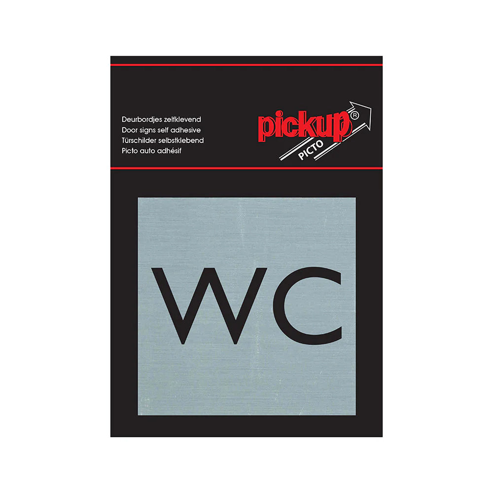 BORD ALULOOK WC 80X80 MM ZELFKLEVEND REF:4828