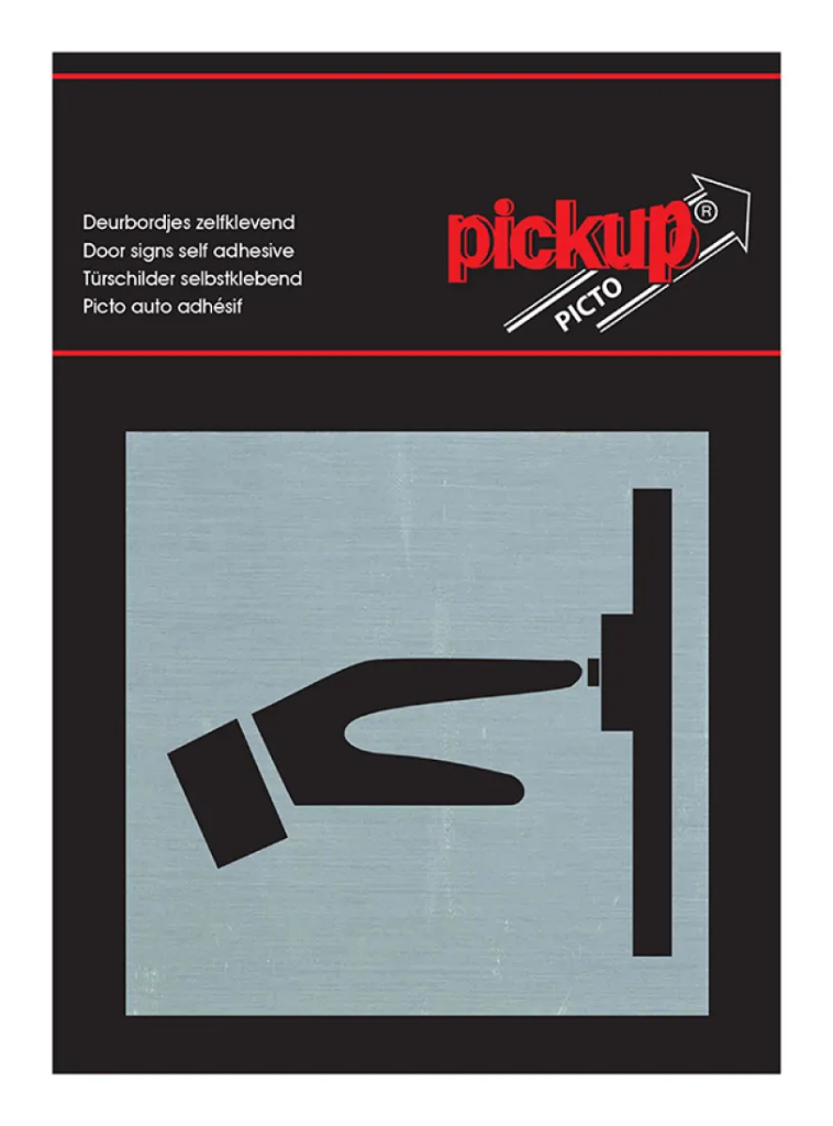 BORD ALULOOK BELLEN 80X80 MM ZELFKLEVEND REF:4818