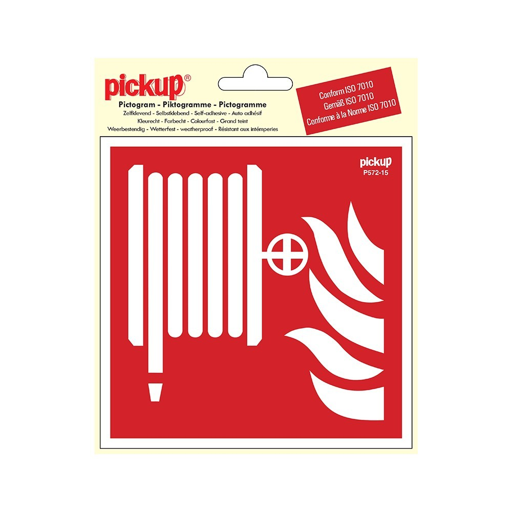 STICKER BRANDSLANG 150X150 MM REF:P572-15