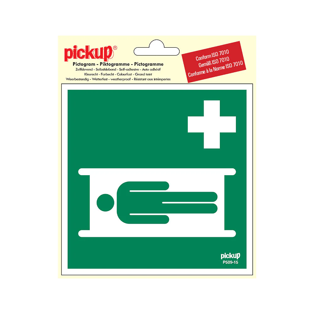 STICKER BRANCARD 150X150 MM REF:P509-15