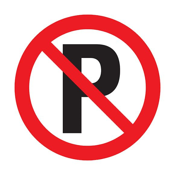 BORD VERBODEN TE PARKEREN 300 MM ROND REF:1270300808