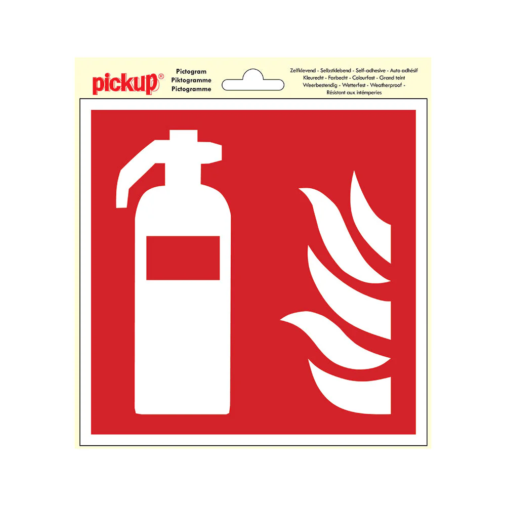 STICKER BRANDBLUSSER 200X200 MM REF:P690-20