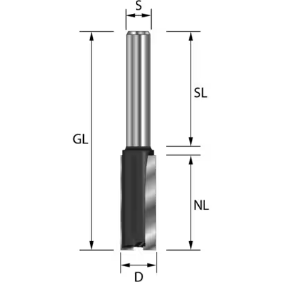 GROEFFREES HW (HM) Z2 S6X32MM - D10-NL20-S6 - REF:E10220 ENT