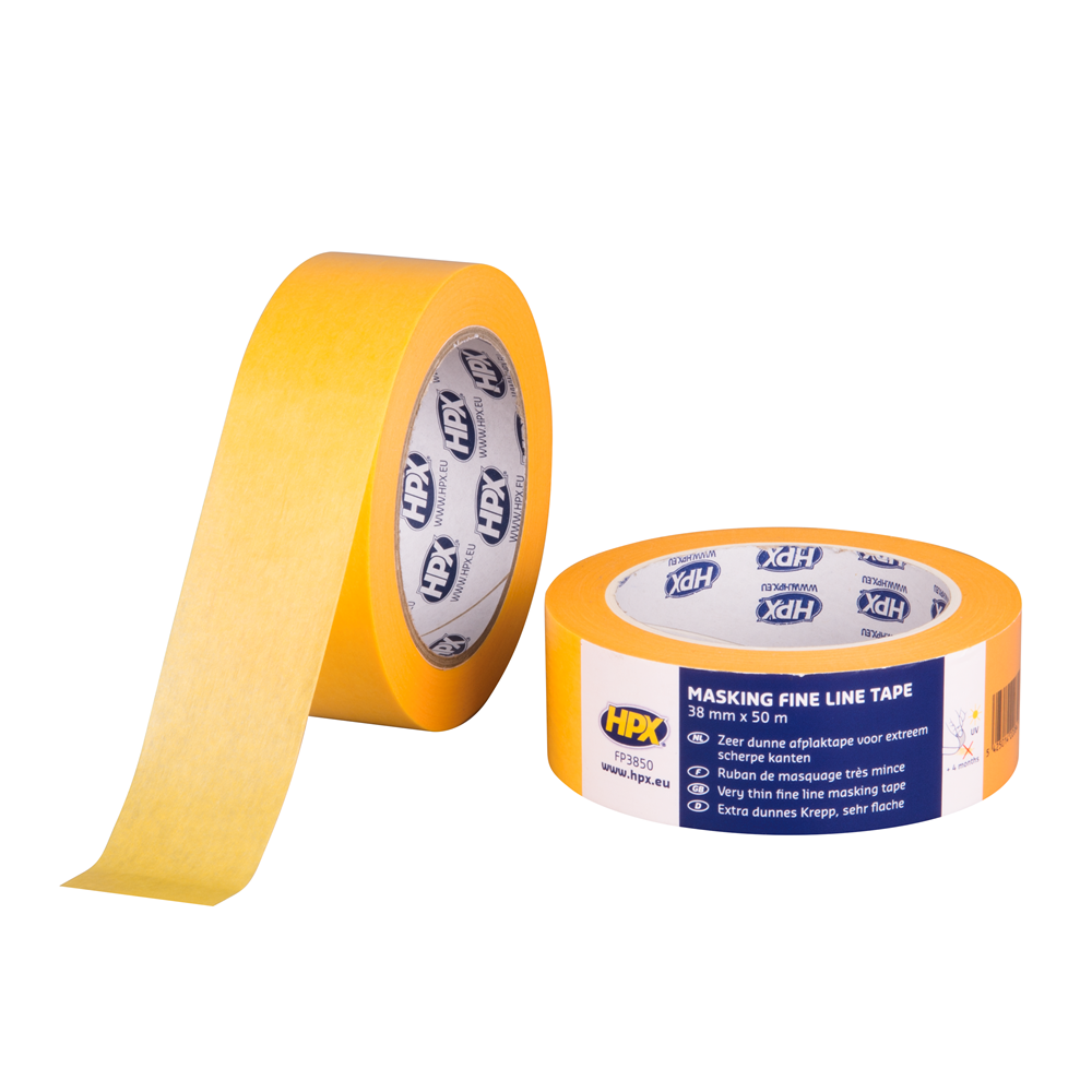 HPX MASKING TAPE 4400 - ORANJE 38MM X 50M REF:HPXFP3850 HPX