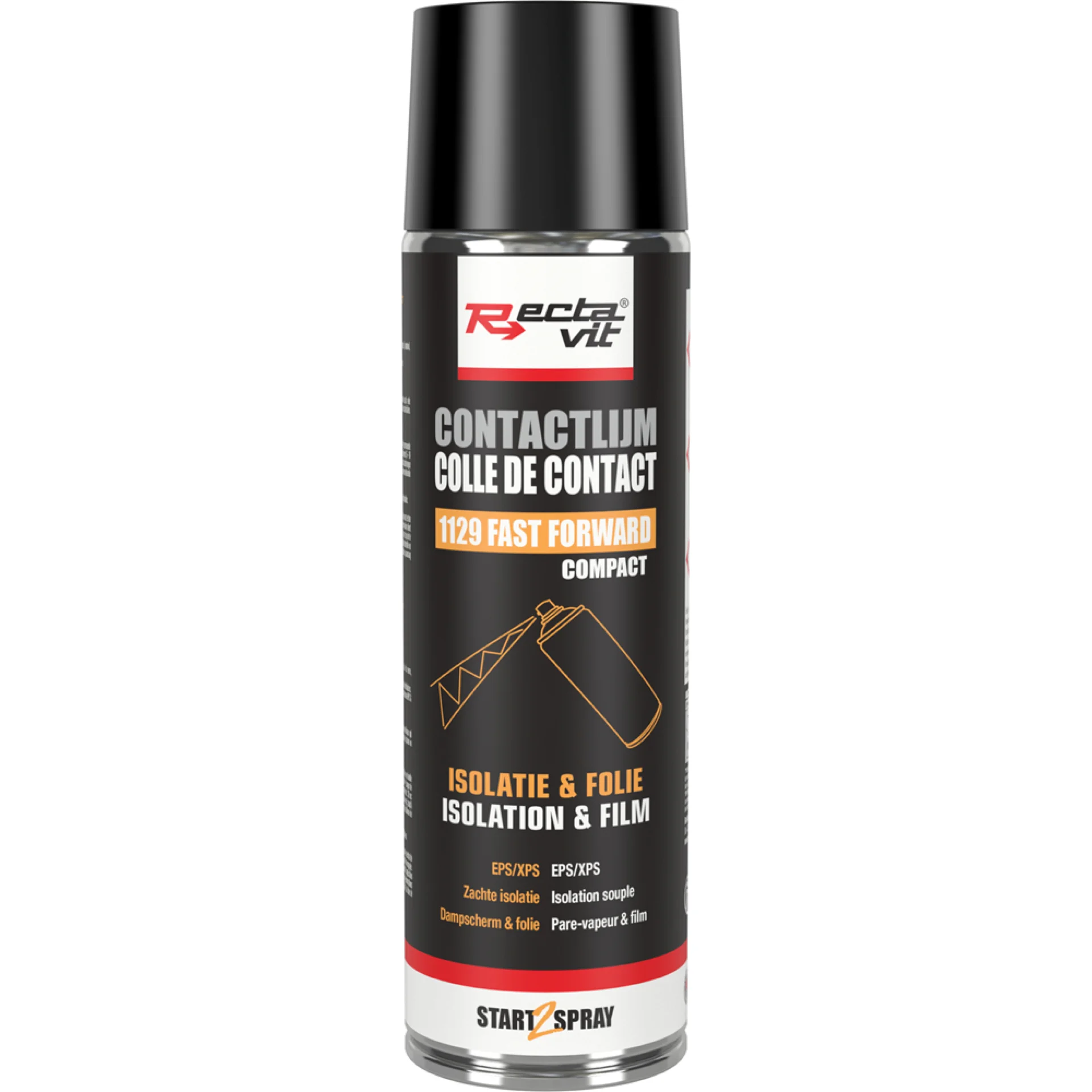 MONTAGELIJM 1129 FAST FORWARD TRANSPARANT 500ML REF:157560 RECTAVIT