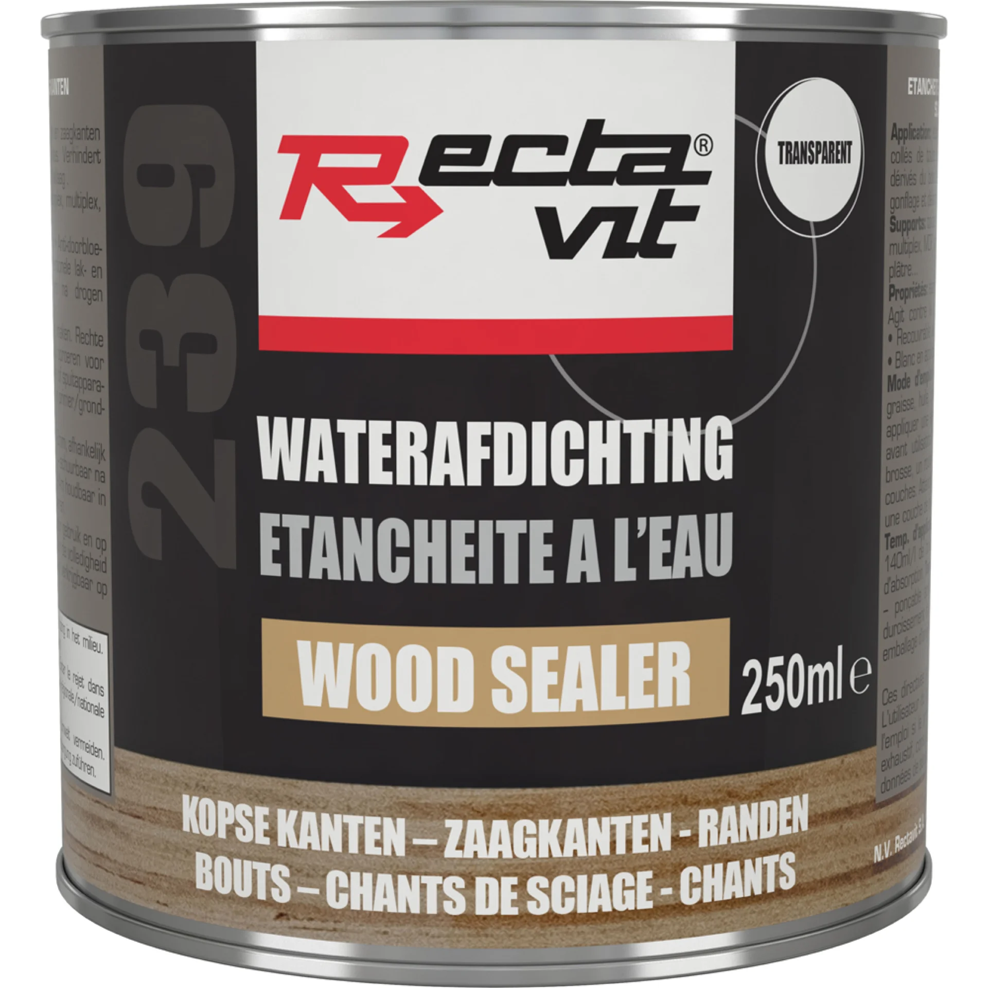 WOOD SEALER 239 TRANSPARANT 250ML REF:137604 RECTAVIT