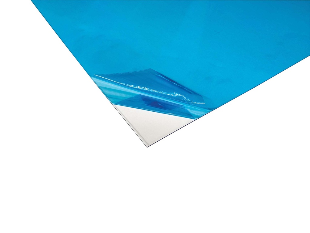 PLAAT VLAK PET-G UV 1MM TRANSPARANT 0.5M*0.5M REF:7102.0505 SCALA