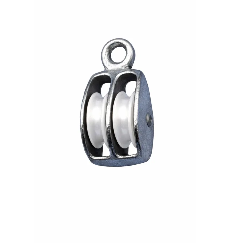 TAKELBLOKJES.2 ROLLEN.VAST OOG 25MM REF:1-2302-25 PARDAEN