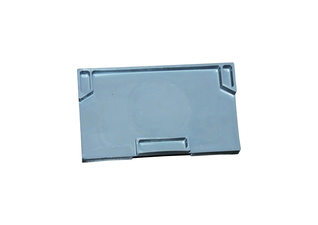 EINDSTUK VOOR AFVOERGEUL 8CM PVC GRIJS  REF:6005.8009 SCALA