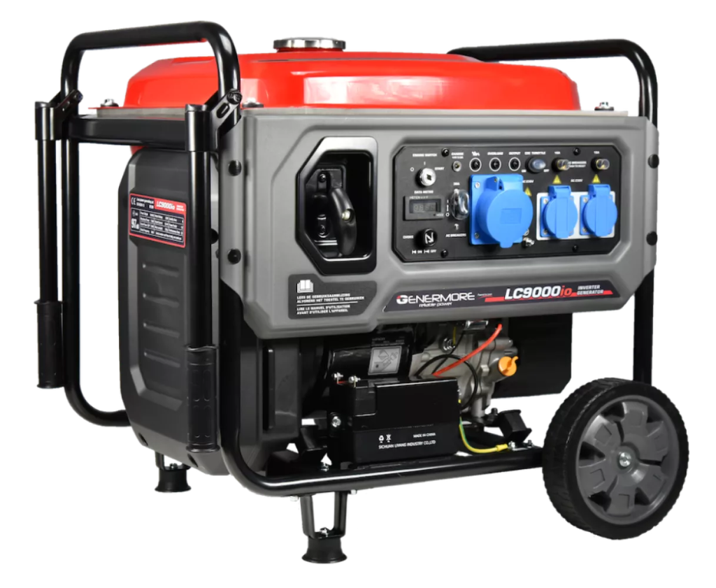 STROOMGROEP / GENERATOR BENZINE INVERTER LC9000IO 7000W MAX. / 6000W CONTINU REF:LC9000IO GENERMORE