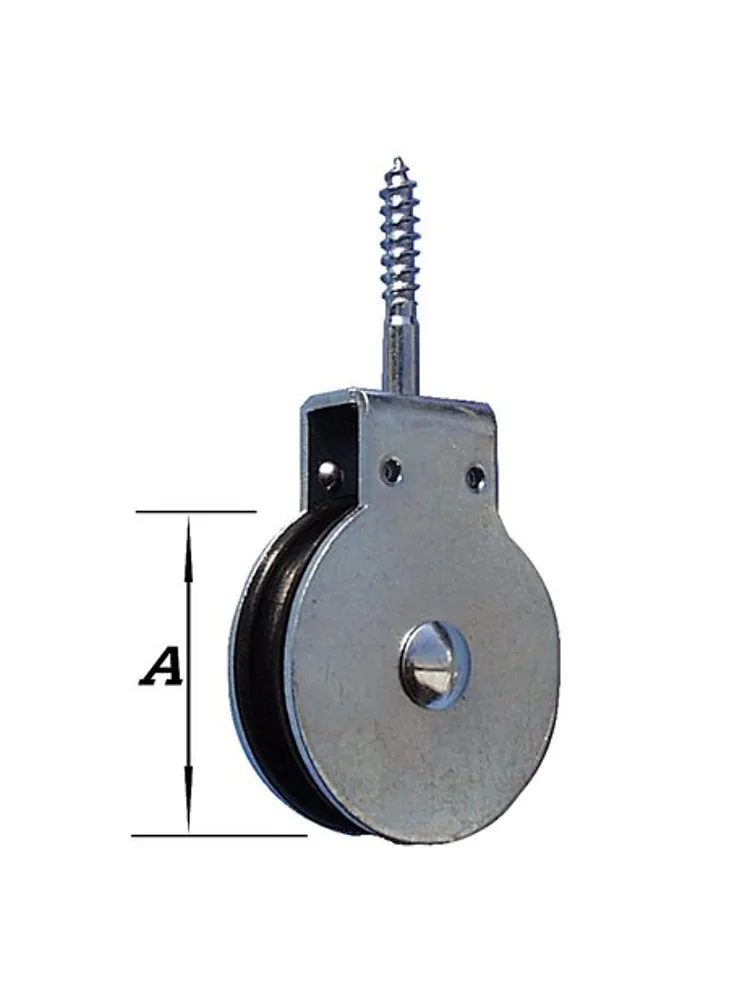 TAKELBLOKJES +SCHROEF.NYLON WL 40MM 1-2310-40