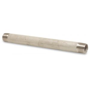 PROFEC NR. 23 PIJPNIPPEL RVS 316 3/8" BUITENDRAAD 16BAR 40 MM REF:0080402 BOSTA