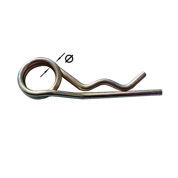 BORGVEREN SPIRAALOOG DUBBEL. VERZINKT 4MM 1-3110-4