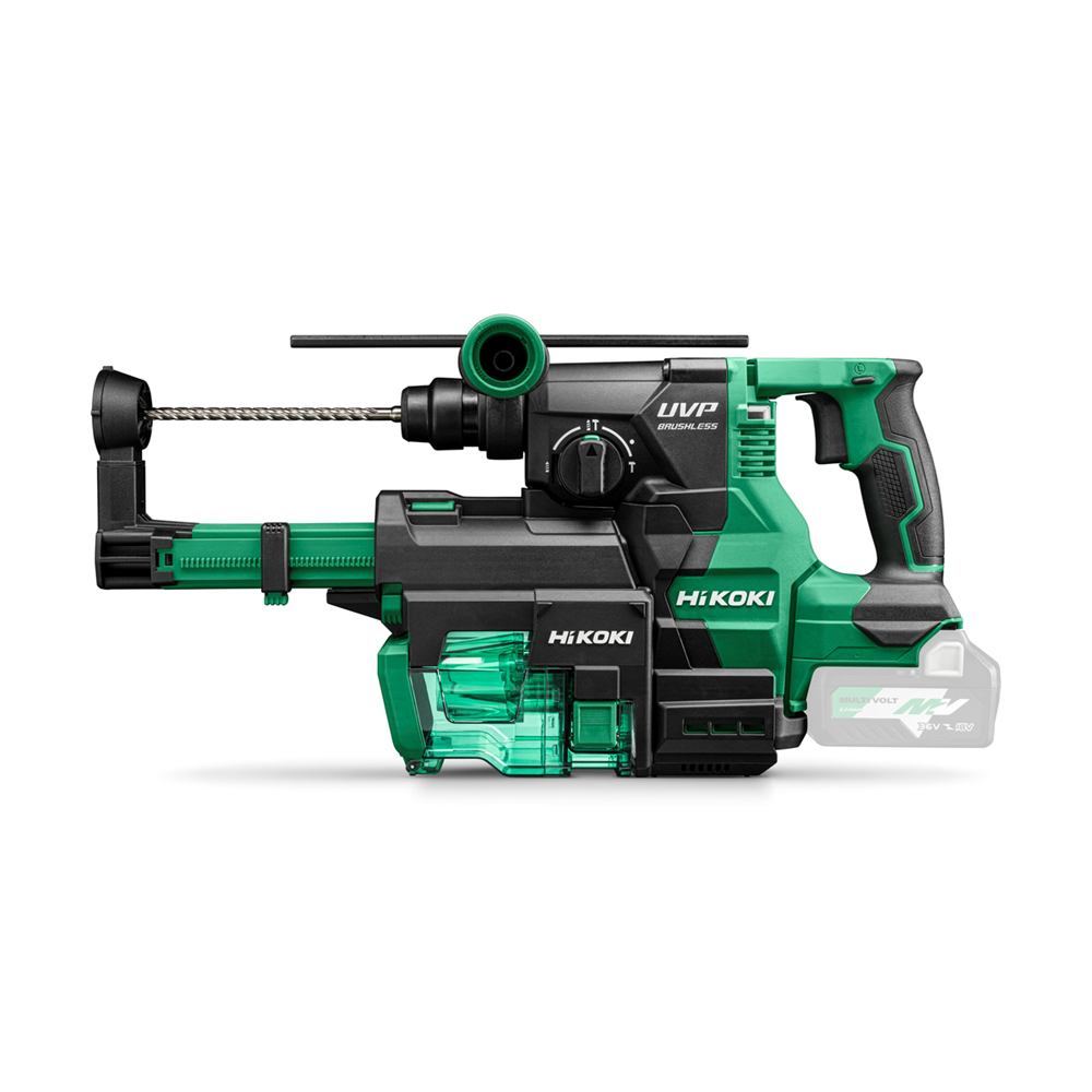 Accu boor-breekhamer - 36 V / 3,2 J -Exclusief lader en accu's - stofafzuigunit -HSC III koffer DH36