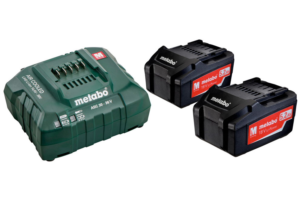 BATTERIJ BASIC - SET 2 X 5.2 AH REF:685051000 METABO